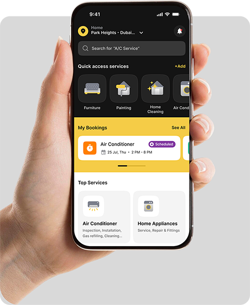 CityBees mobile app for booking and managing maintenance services